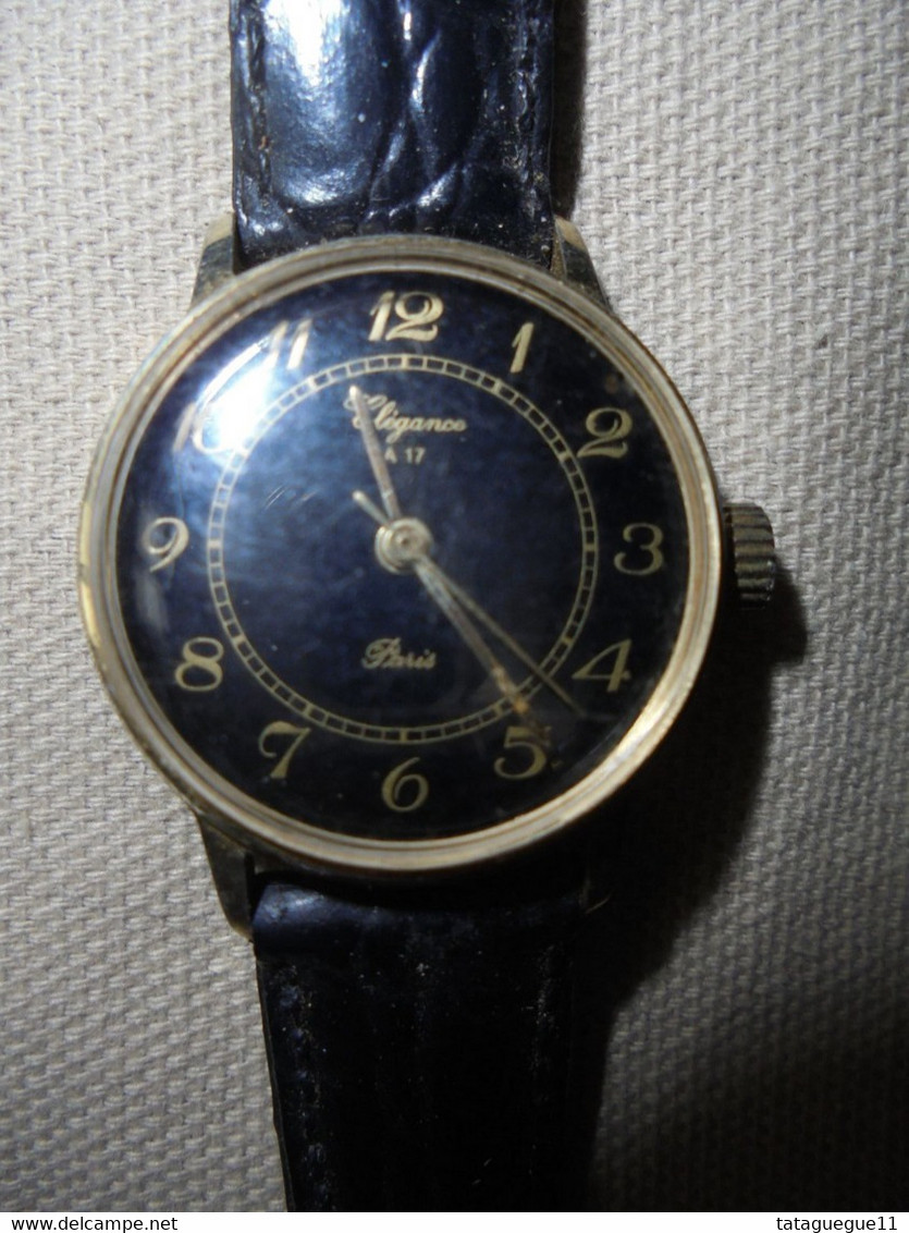 Vintage - Montre à quartz pour femme "Elégance A 17 Paris"