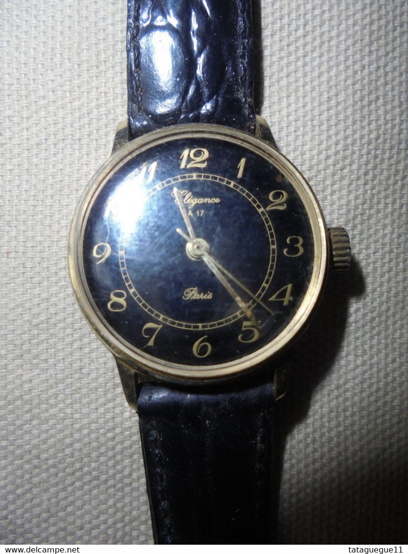 Vintage - Montre à quartz pour femme "Elégance A 17 Paris"