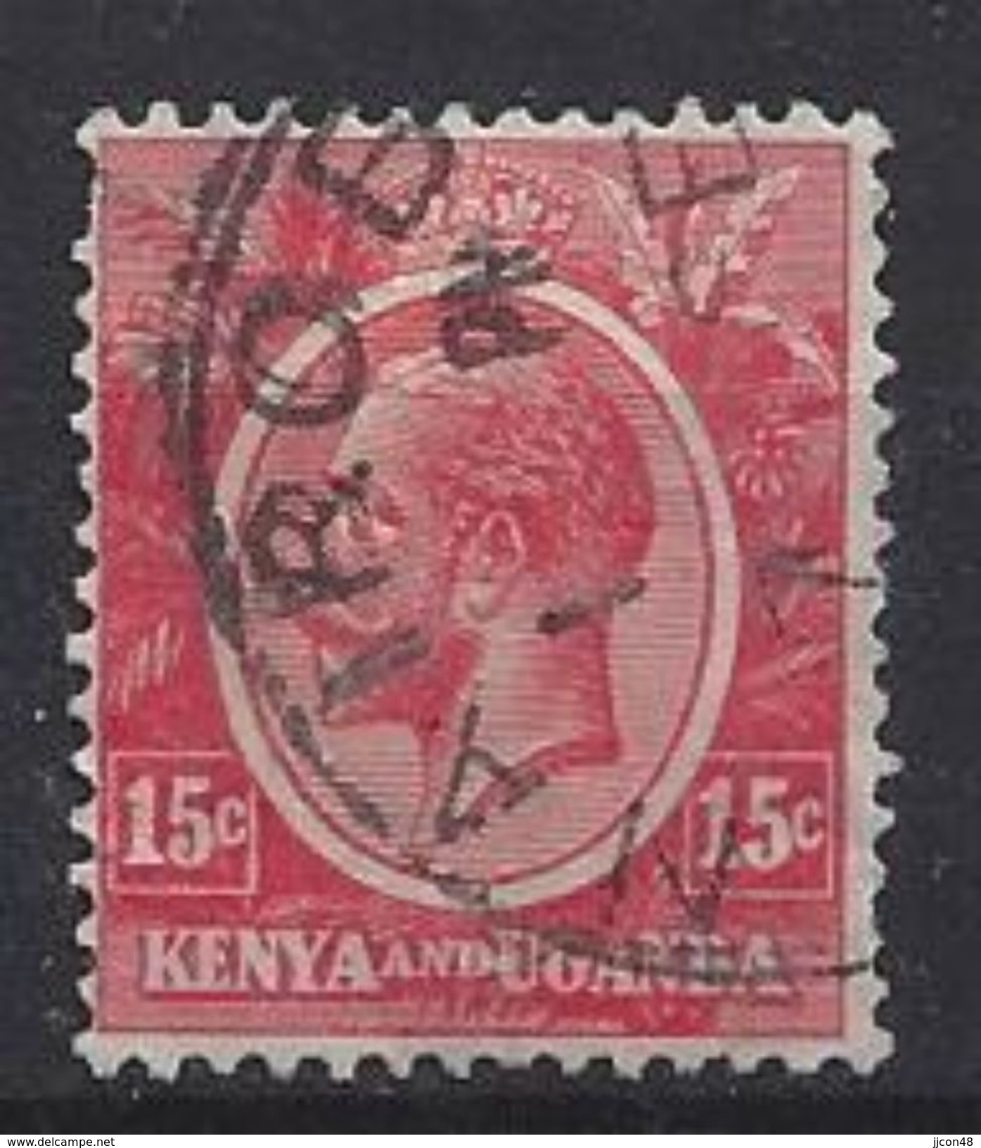 Kenya-Uganda 1922-27  15c (o) - Kenya & Ouganda