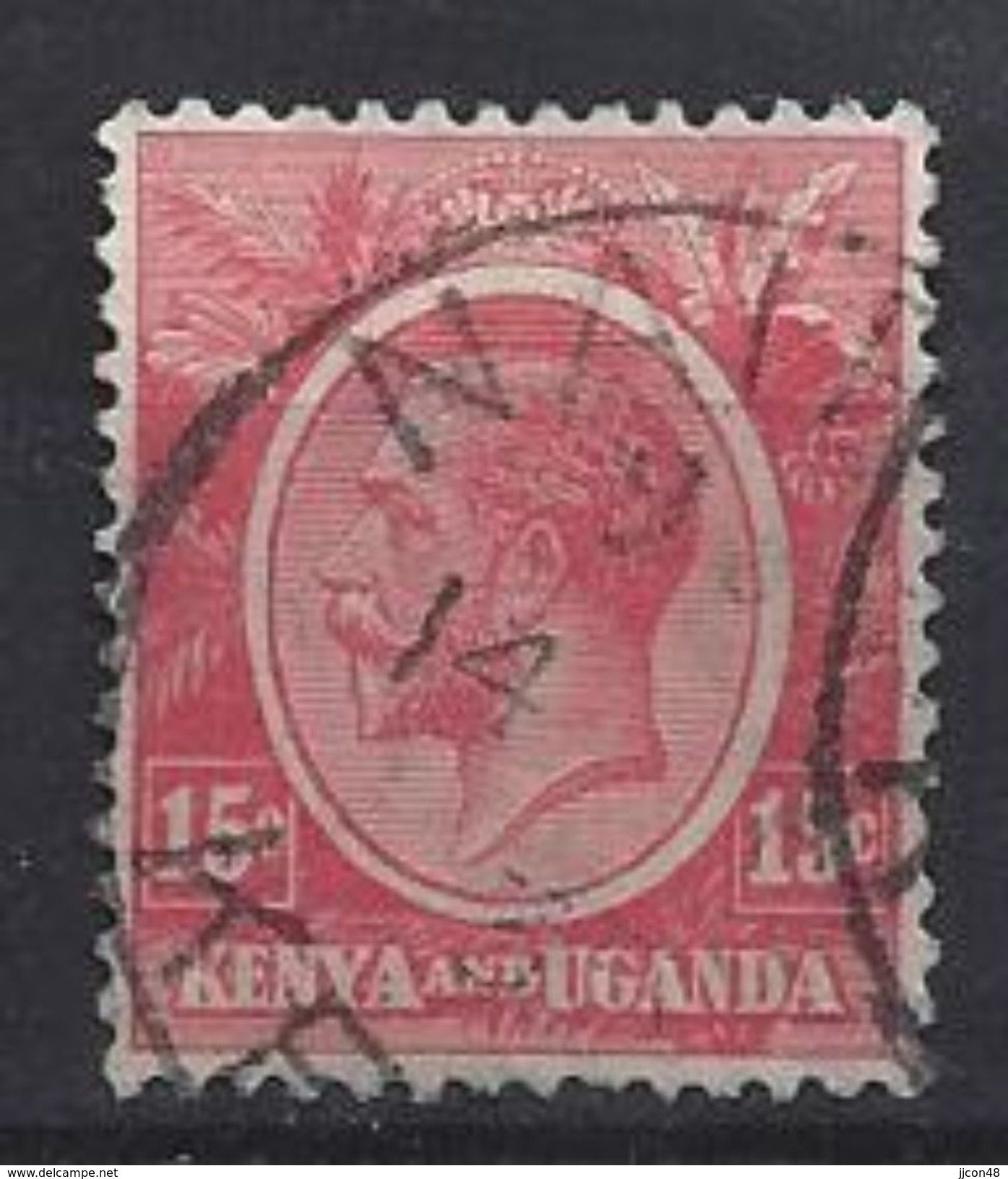Kenya-Uganda 1922-27  15c (o) - Kenya & Ouganda