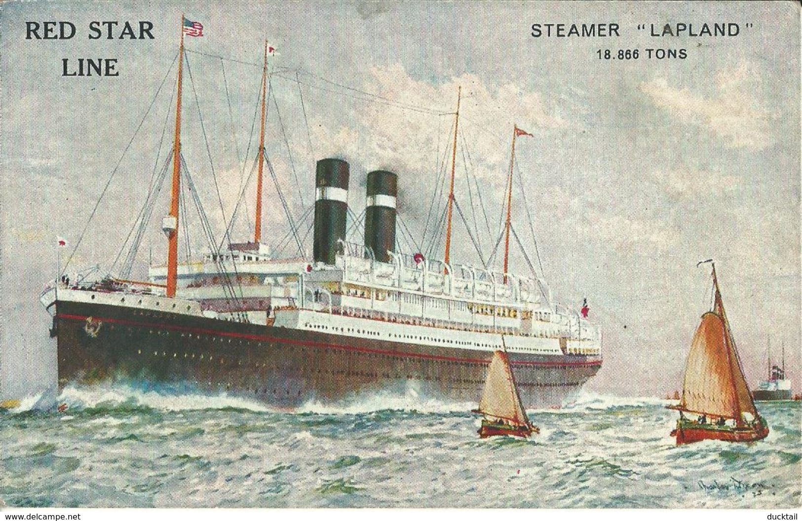 RB - Red Star Line - Lapland - Lot 767 - Steamers