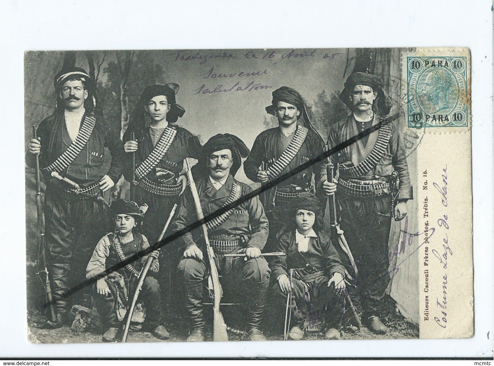 CPA -  Turquie D'Asie   -  Chasseurs  - Chasseur - (costume Laze De Chasse ) Trébizonde  (trabzon ) - Autres & Non Classés