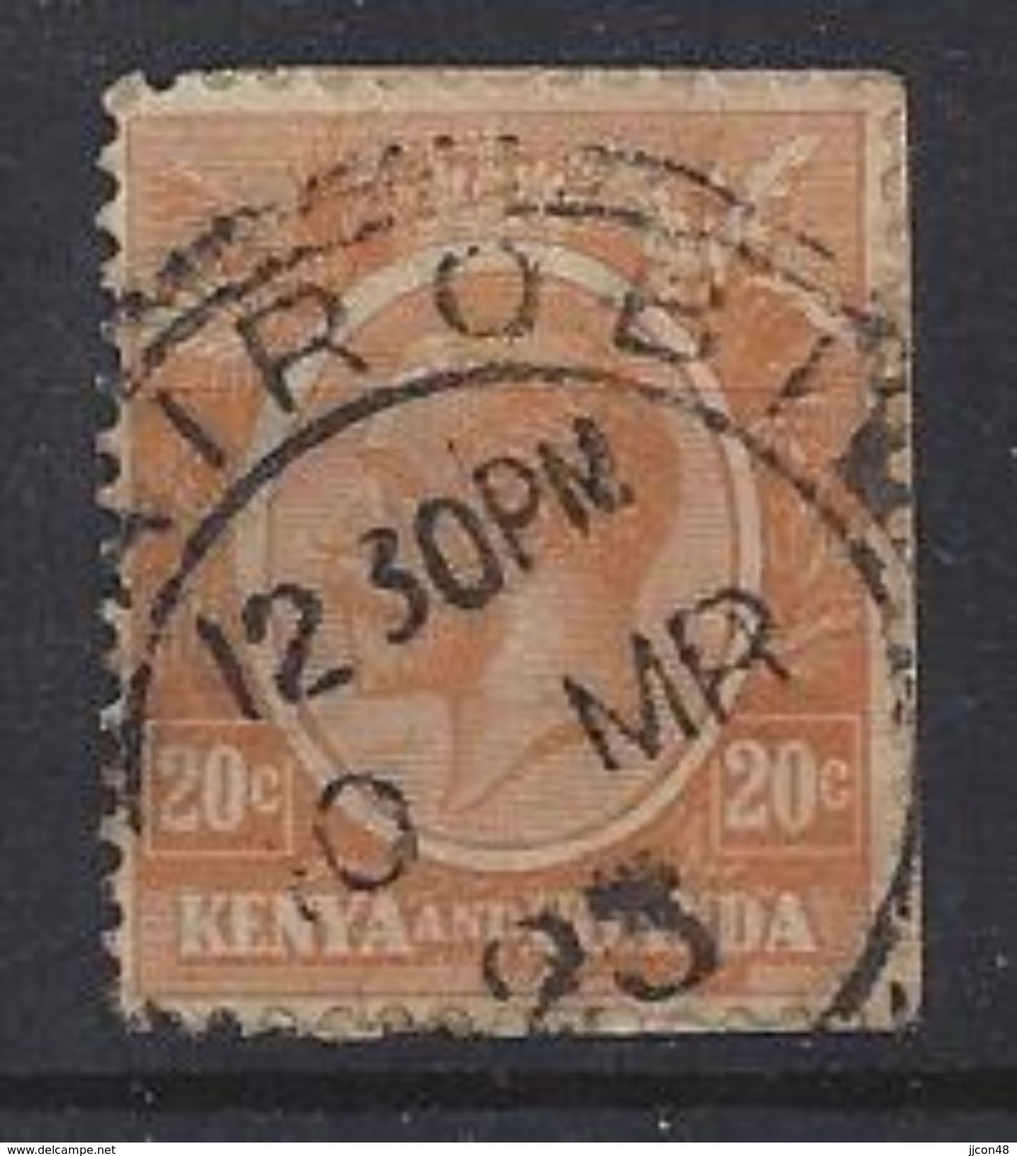 Kenya-Uganda 1922-27  20c (o) - Kenya & Uganda