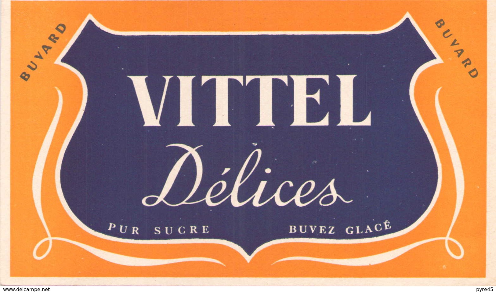 Buvard  Vittel Délices 20 Cm X 12,5 Cm - E