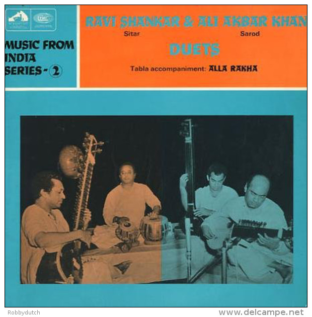 * LP *  RAVI SHANKAR &amp; ALI AKBAR KHAN - DUETS (England 1965) - Wereldmuziek