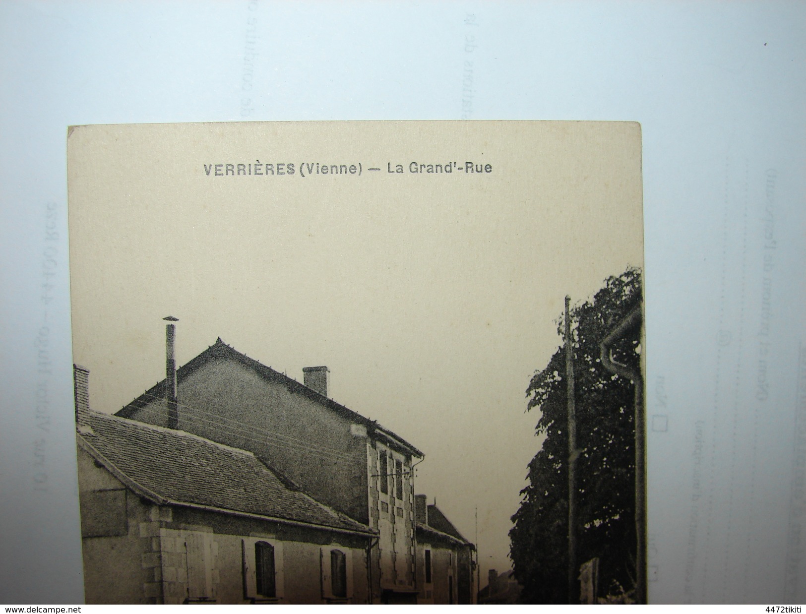 C.P.A - Verrières (86) - La Grand'Rue - 1910 - SUP (J96) - Autres & Non Classés