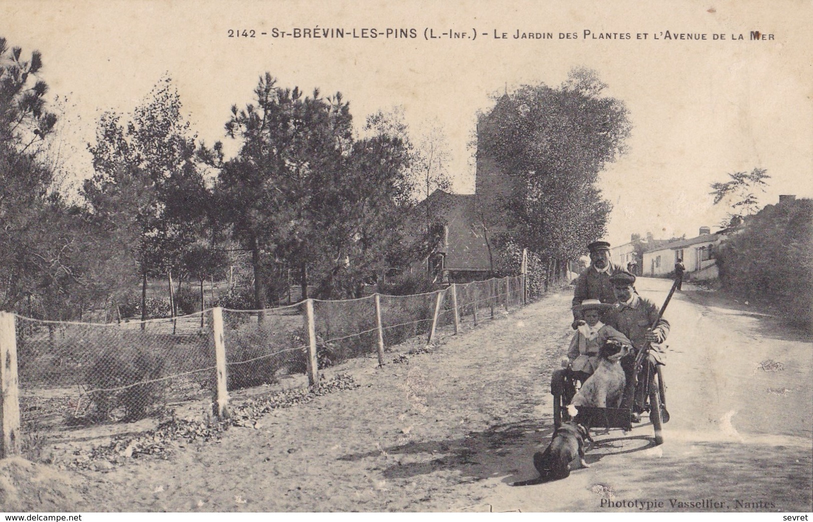 SAINT-BREVIN -les-PINS. - Le Jardin DesPlantes Et L'Avenue De La Mer. Beau Cliché - Saint-Brevin-les-Pins