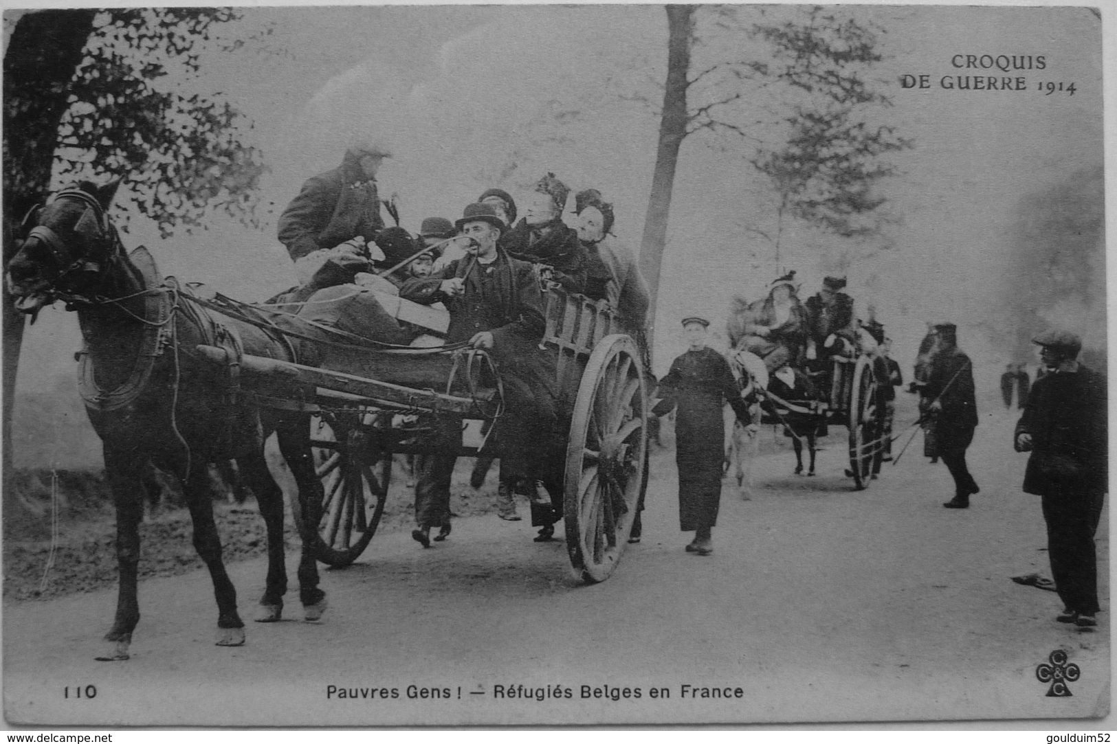 Pauvres Gens, Réfugiés Belges En France - Photos