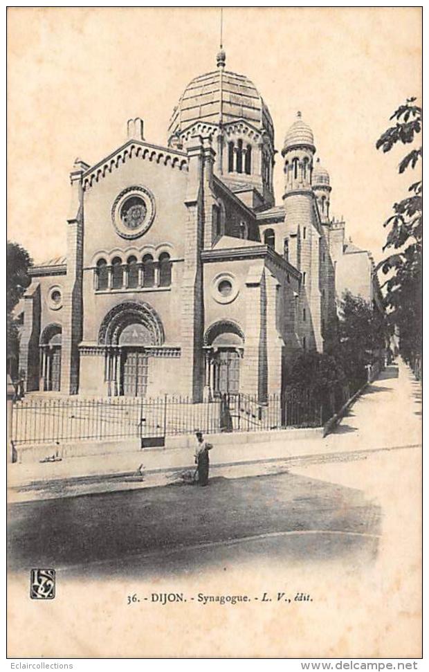 Judaisme.Judaica.Juif..     Synagogue     Dijon        (voir Scan) - Jodendom