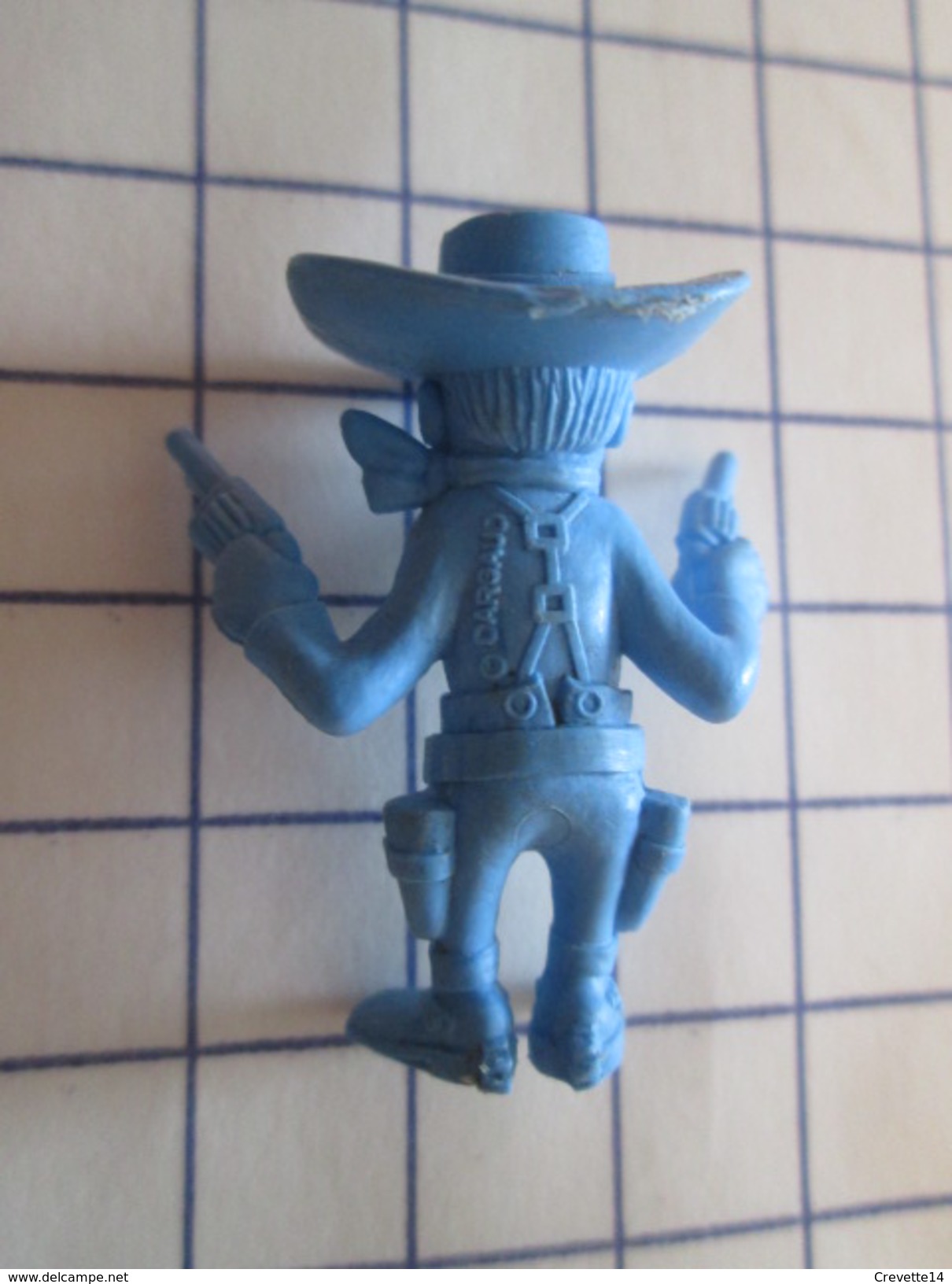 PUB513  Figurine Publicitaire Années 1970 LUCKY LUKE    Plastique Dur , Cotée 3 Euros Dans Le Guidargus Des Figurines - Figurines En Plastique