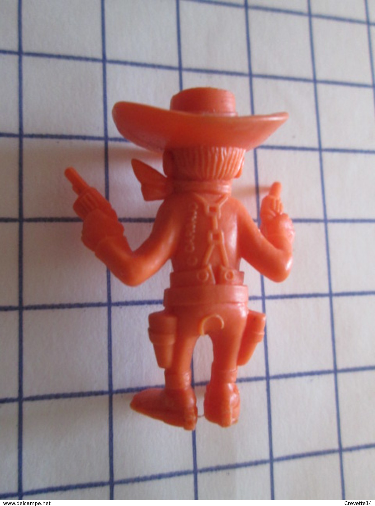 PUB513  Figurine Publicitaire Années 1970 LUCKY LUKE    Plastique Dur , Cotée 3 Euros Dans Le Guidargus Des Figurines - Figurines En Plastique