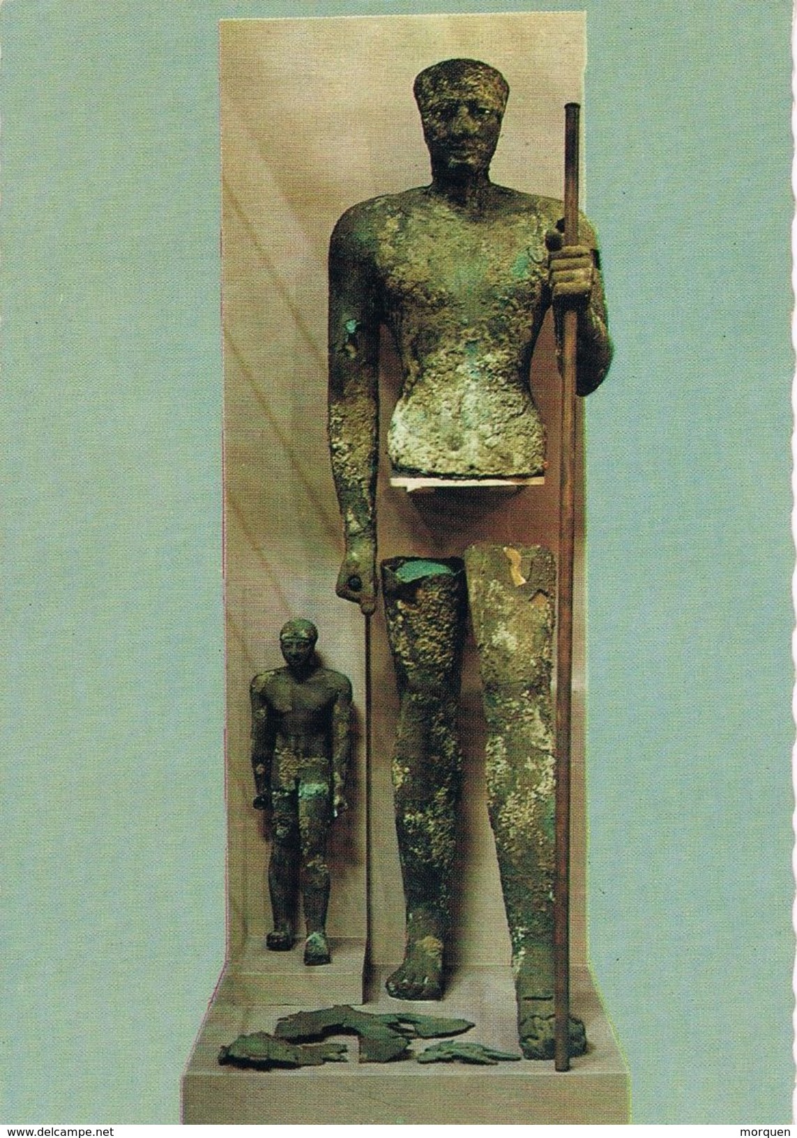 25197. Postal Faraon PEPI I Y Su Hijo De La 6ª Dinastia. EGYPT Pharao, Egyptology - Personas