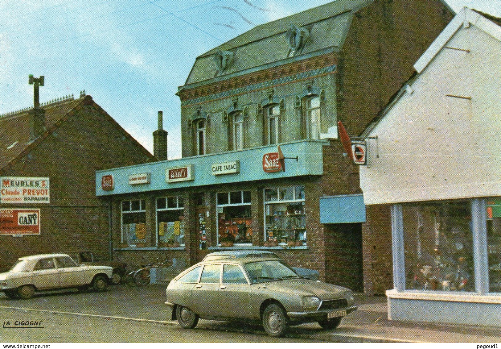 CARTE POSTALE MODERNE. PAS-DE-CALAIS. BERTINCOURT. LE CAFE " CHEZ NICOLE ".  ACHAT IMMEDIAT. - Bertincourt