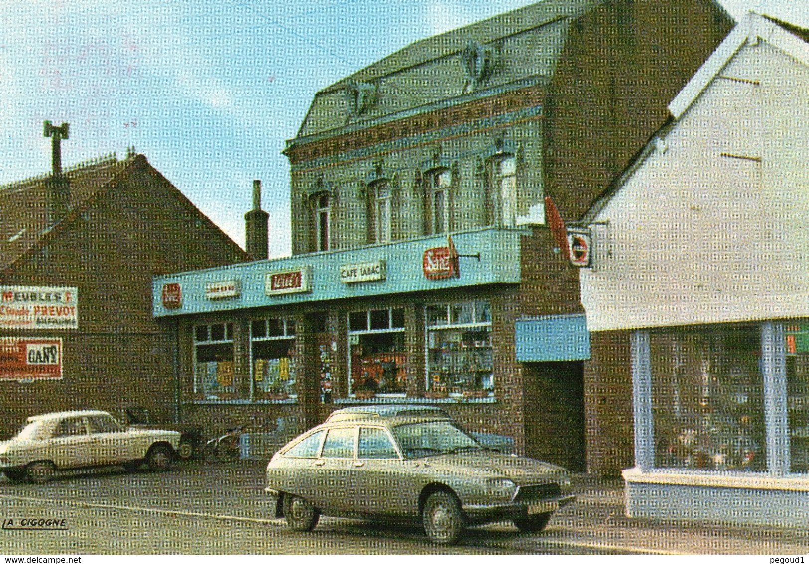 CARTE POSTALE MODERNE. PAS-DE-CALAIS. BERTINCOURT. LE CAFE " CHEZ NICOLE ".  ACHAT IMMEDIAT. - Bertincourt