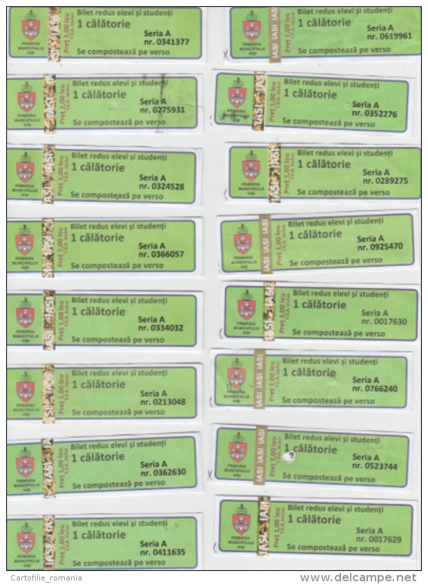 Romania Bus/tramway 16 Tickets - Europa