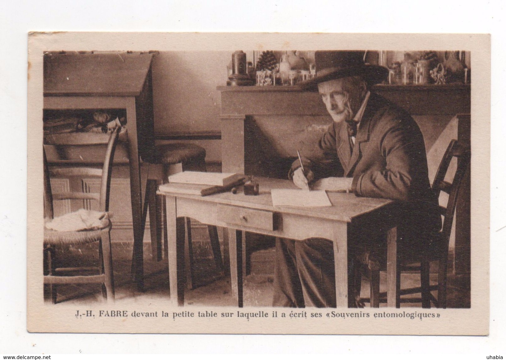 J.H.Fabre Devant La Petite Table....... - Autres & Non Classés