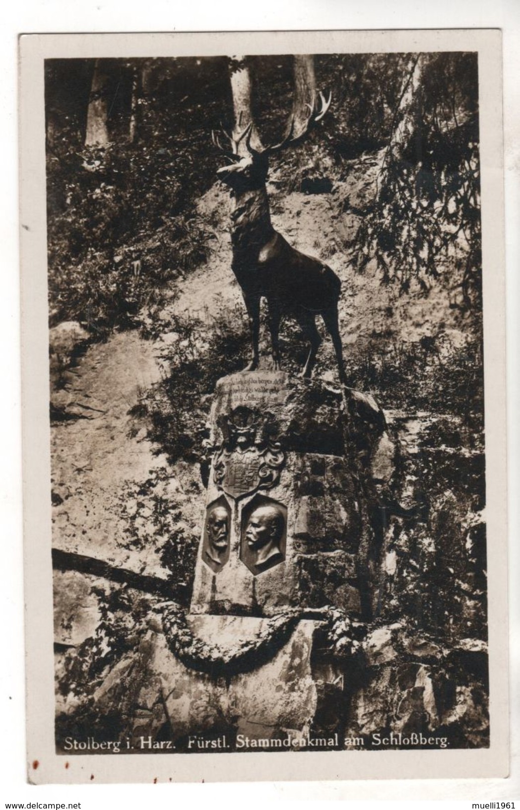 Nr.  8878,  Stolberg Im Harz, Denkmal Mit Hirsch - Stolberg (Harz)