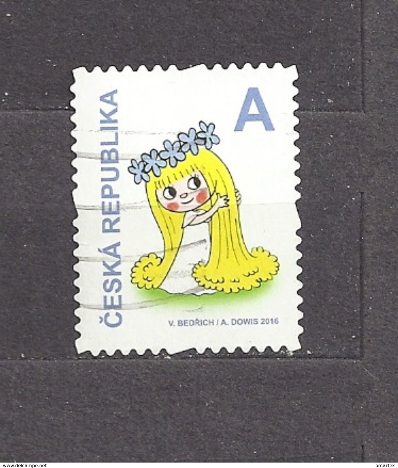 Czech Republic  Tschechische Republik  2016 ⊙ Mi 886 Pof 888 Fairy Amalka - Stamp From Booklet.  Fee Amalka  C9 - Used Stamps