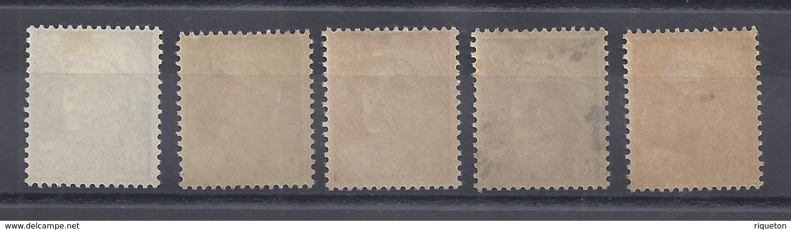 FR - 1951 - Marianne De Gandon - Série N° 883/887 - Neufs Charnières/traces - X - Cote 17 &euro; - B/TB - - Unused Stamps