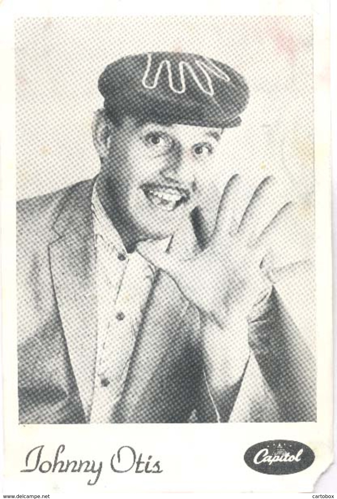 Johnny Otis  ( 2 X Scan) Promotiekaart (muziekgroep / Artiesten) - Artiesten