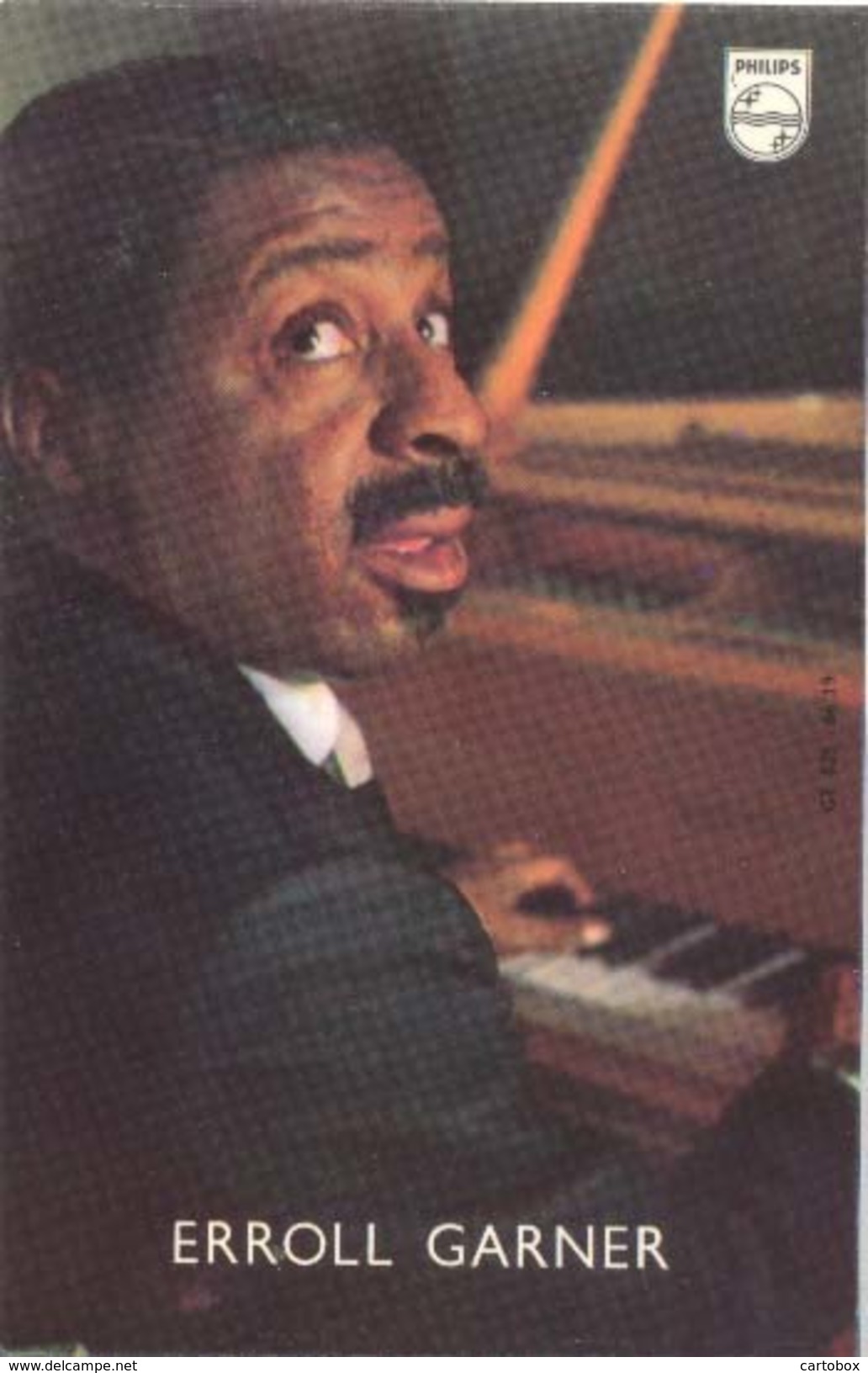 Erroll  Garner  ( 2 X Scan) Promotiekaart (muziekgroep / Artiesten) - Entertainers