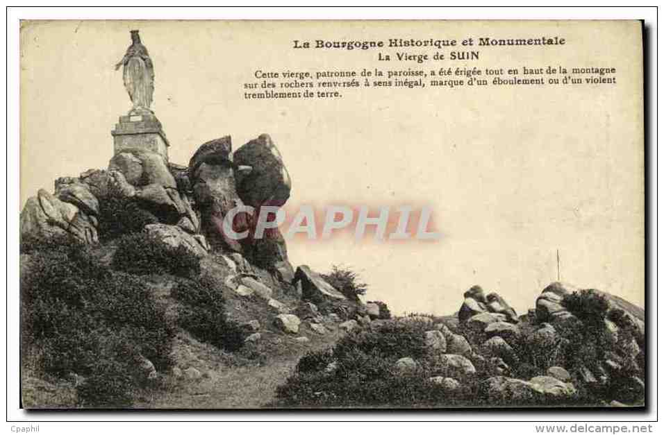 CPA La Bourgogne Historique Et Monumentale La Vierge De Suin - Gray