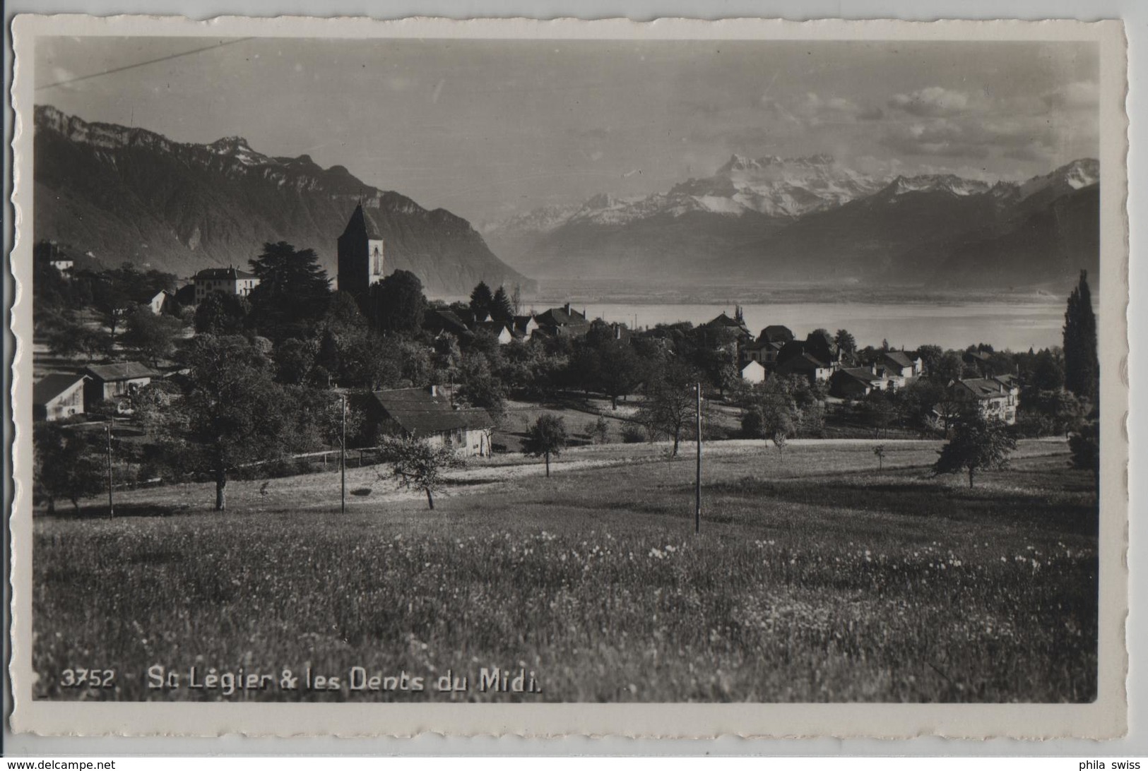 St. Legier & Les Dents Du Midi - Photo: R. E. Chapallaz - Autres & Non Classés