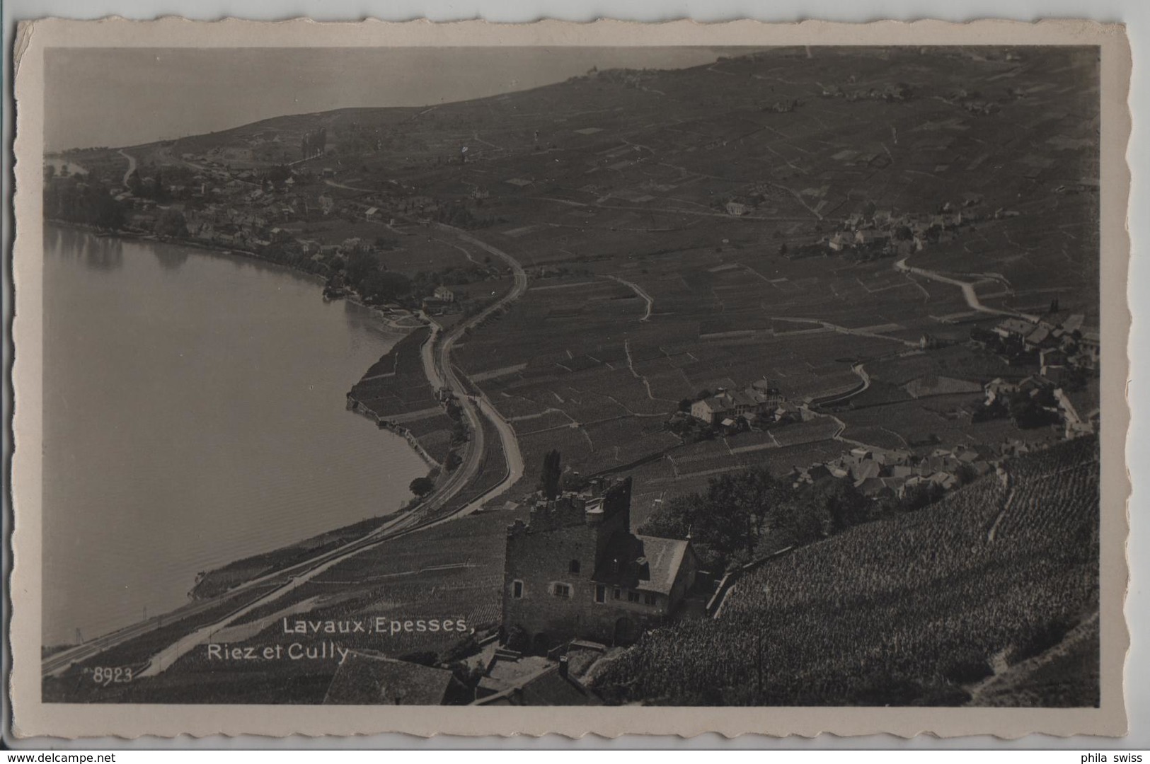 Lavaux, Epesses, Riez Et Cully - Photo: Perrochet-Matile No. 8923 - Cully