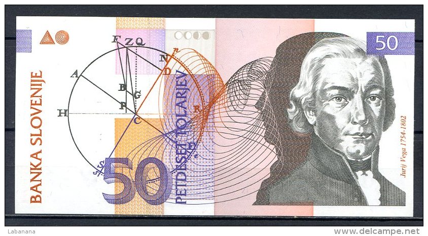 460-Slovénie Billets De 50 Tolarjev 1992 - Slovénie