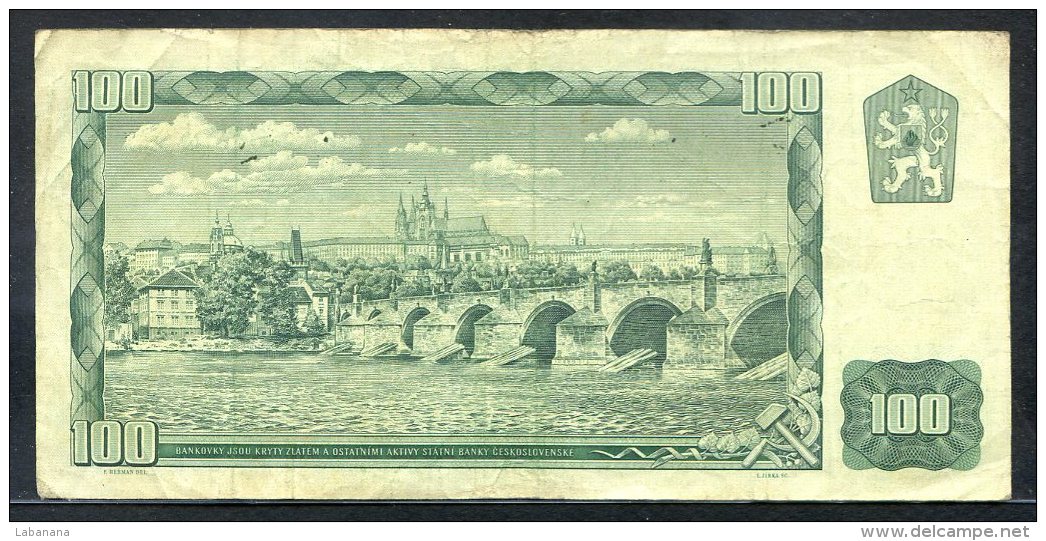 329-Tchécoslovaquie Billet De 100 Korun 1961 R43 - Tchécoslovaquie