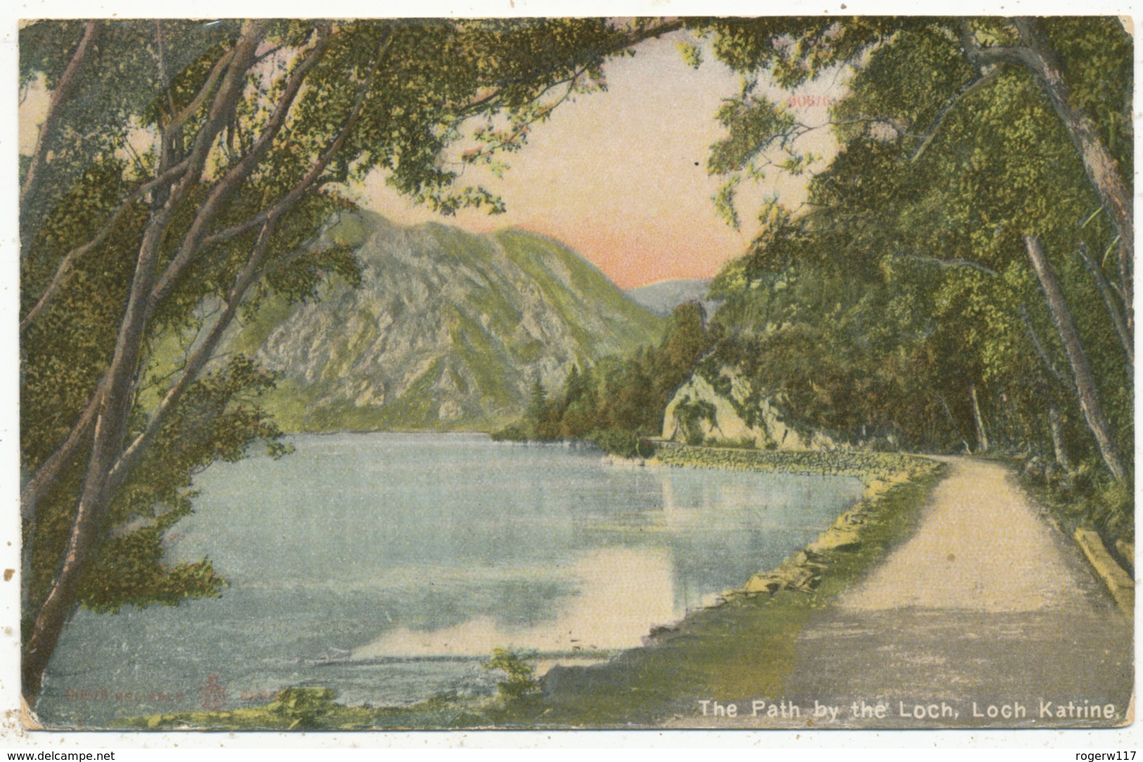 The Path By The Loch, Loch Katrine, 1908 Postcard - Dunbartonshire