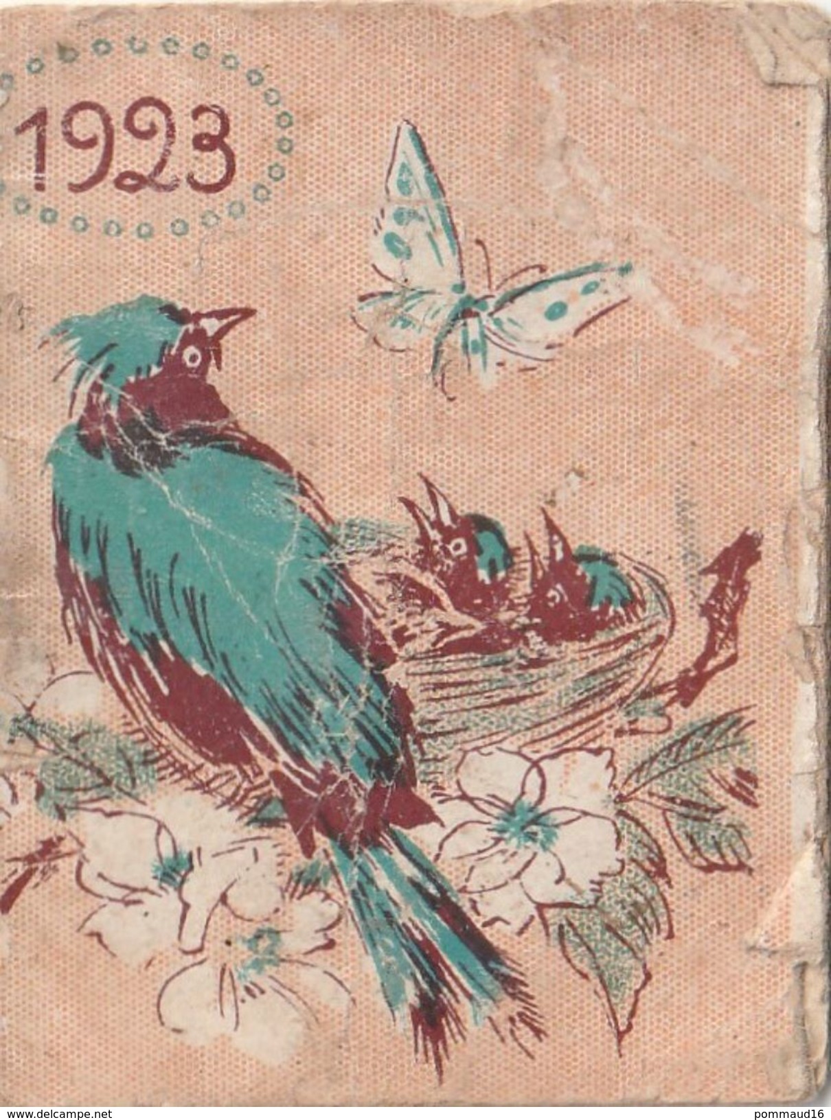 Calendrier 1923 Fulgor - Petit Format : 1921-40