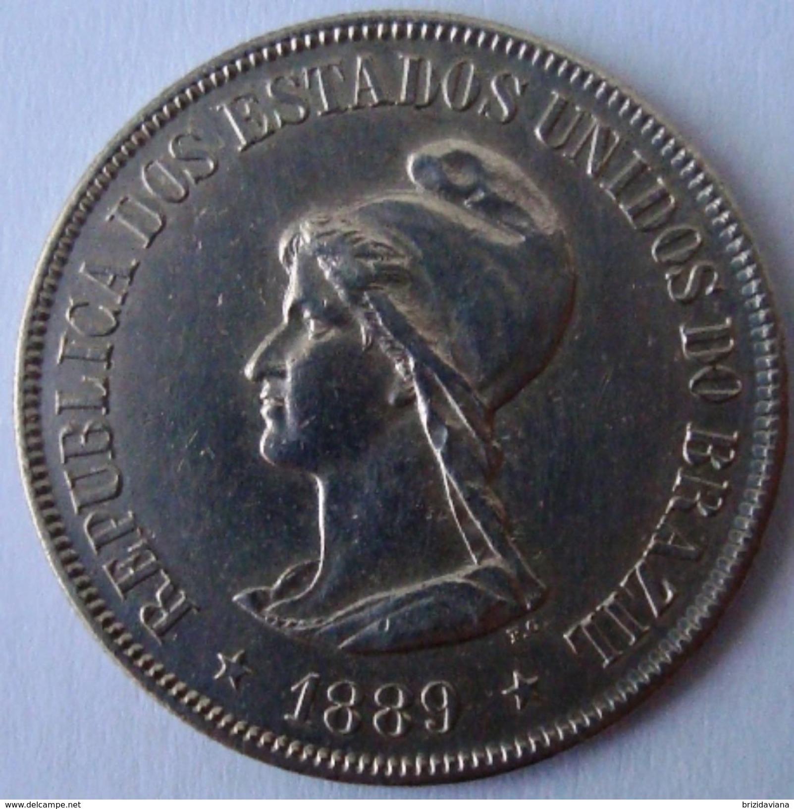 Brazil - 500 Reis - 1889 - KM 494 - Brasile