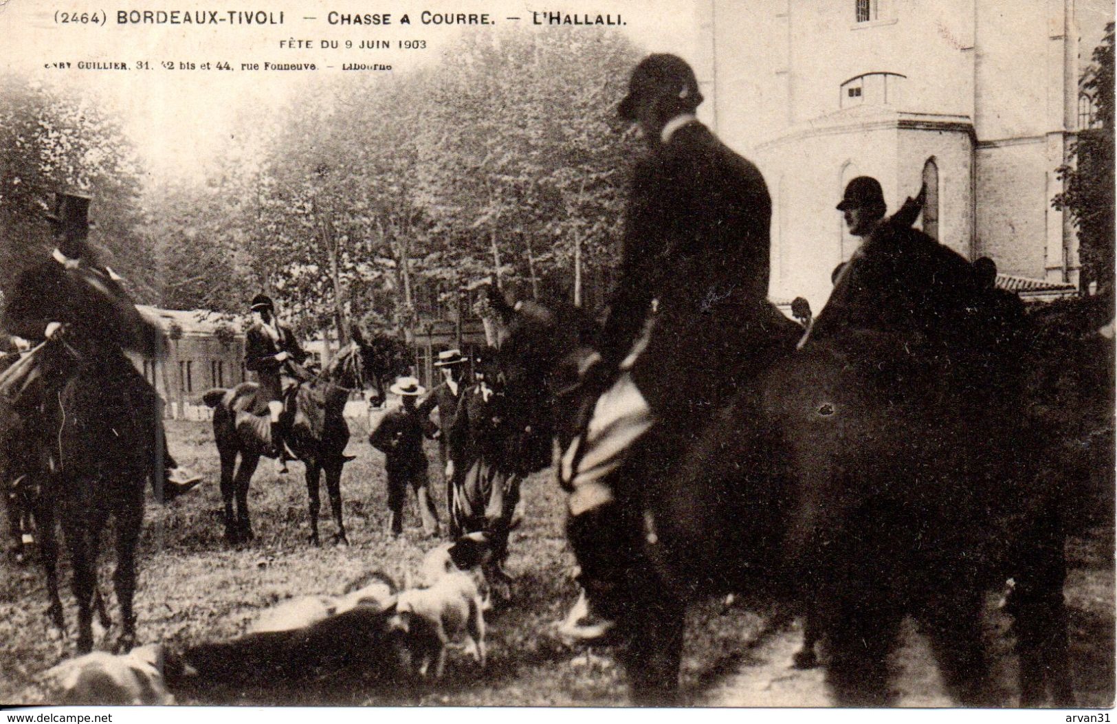 BORDEAUX TIVOLI - FÊTES Du 8 JUIN 1903 - BEL ENSEMBLE RARE  De 9 CPA - - Bordeaux