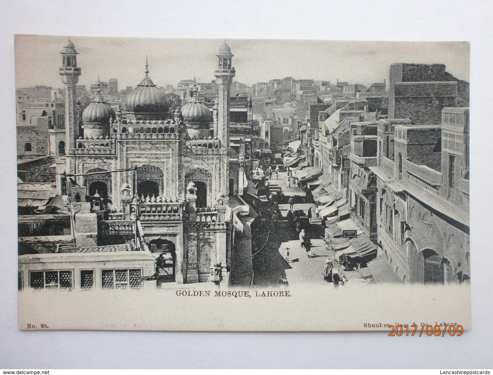 Postcard Golden Mosque Lahore Pakistan By Shunker Dass And Co Of Lahore My Ref  B11620 - Pakistan