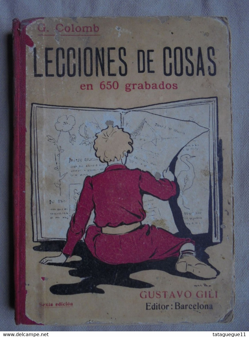 Ancien - Livre Manuel Scolaire Lecciones De Cosas Leçons De Choses Espagnol 1920 - Autres & Non Classés