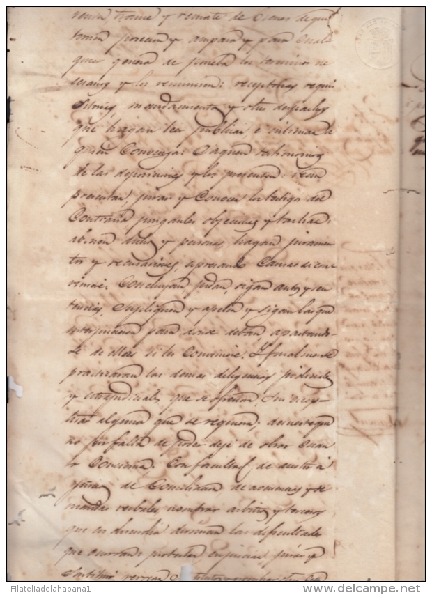 E4848 CUBA ESPAÑA SPAIN. 1871. PROCESO JUDICIAL POR INJURIAS PERIODICO SATIRICO JUAN PALOMO NEWSPAPER. - Historical Documents