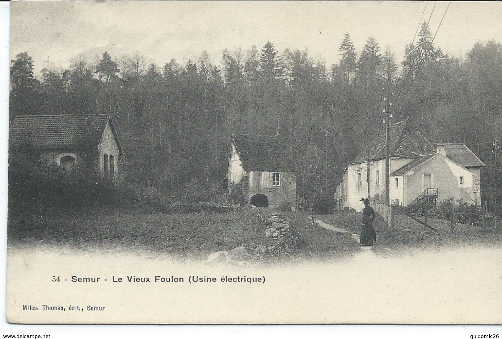 Semur,le Vieux Foulon,usine Electrique - Semur