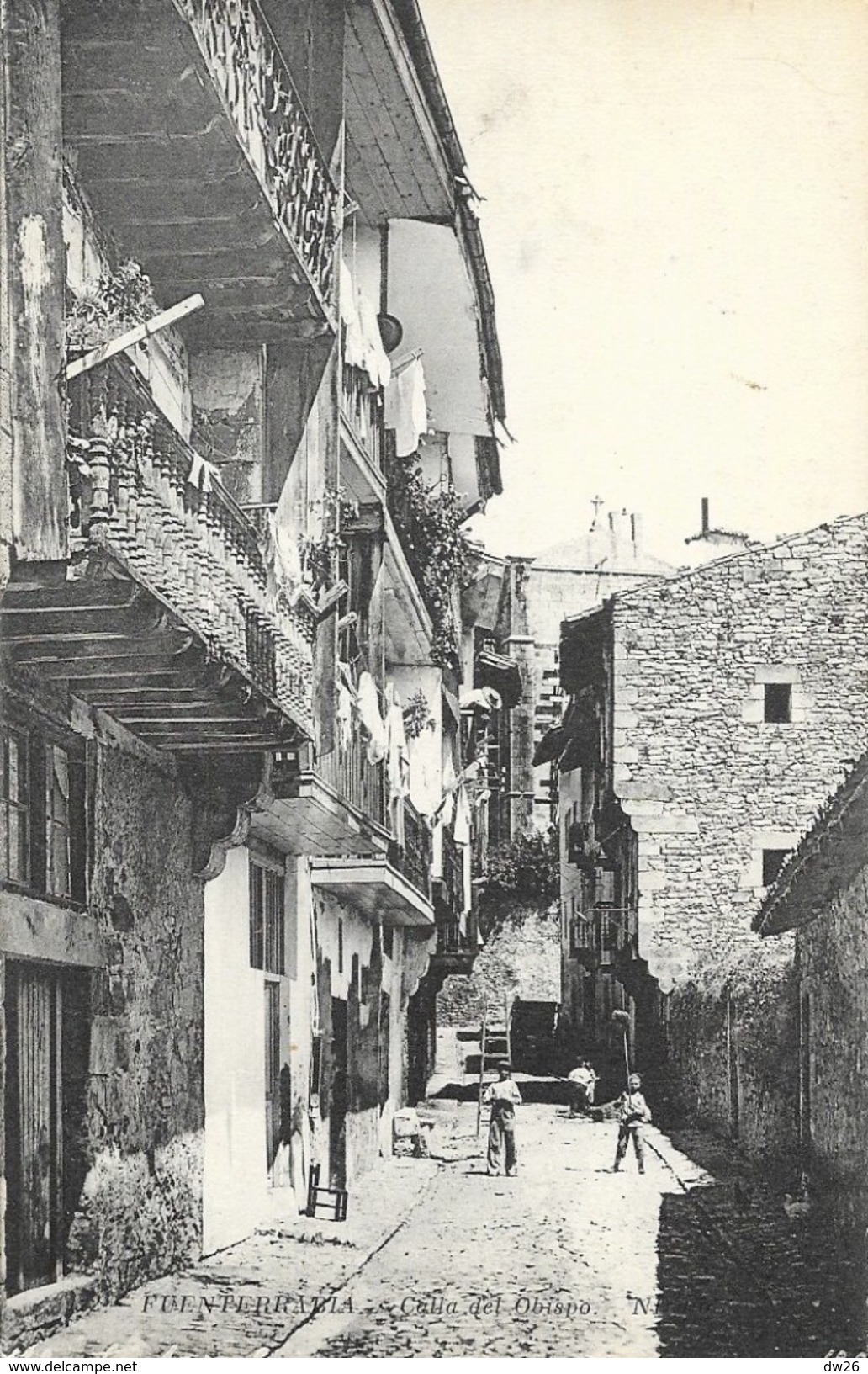 Fuenterrabia (Guipuzcoa) - Calla Del Obispo - Carte ND Phot. - Guipúzcoa (San Sebastián)