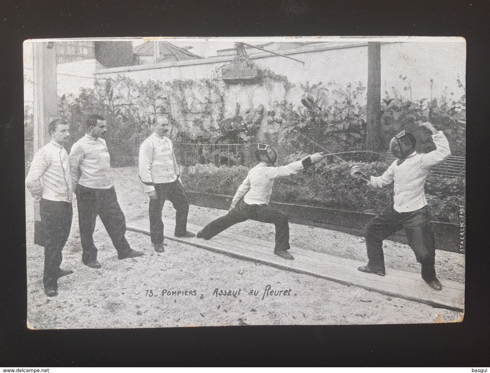 CPA Escrime, Pompiers, Assaut Au Fleuret - Fencing