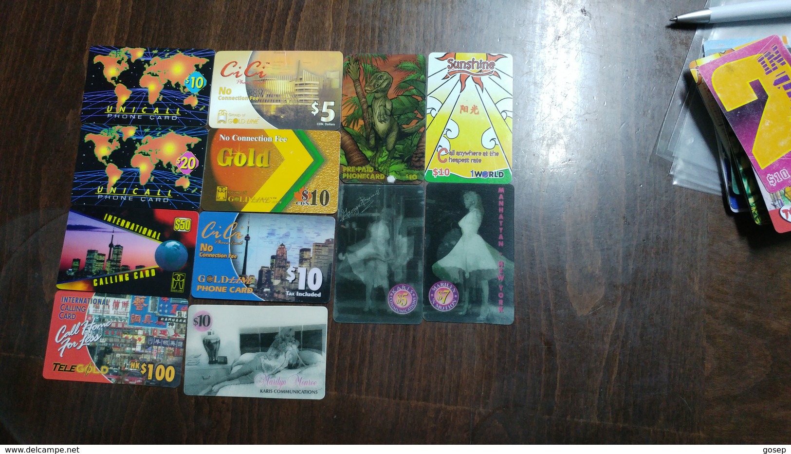 U.s.a-prepiad Card-(set25)-(12cards)-used Card+3card Prepiad Free - Sonstige & Ohne Zuordnung