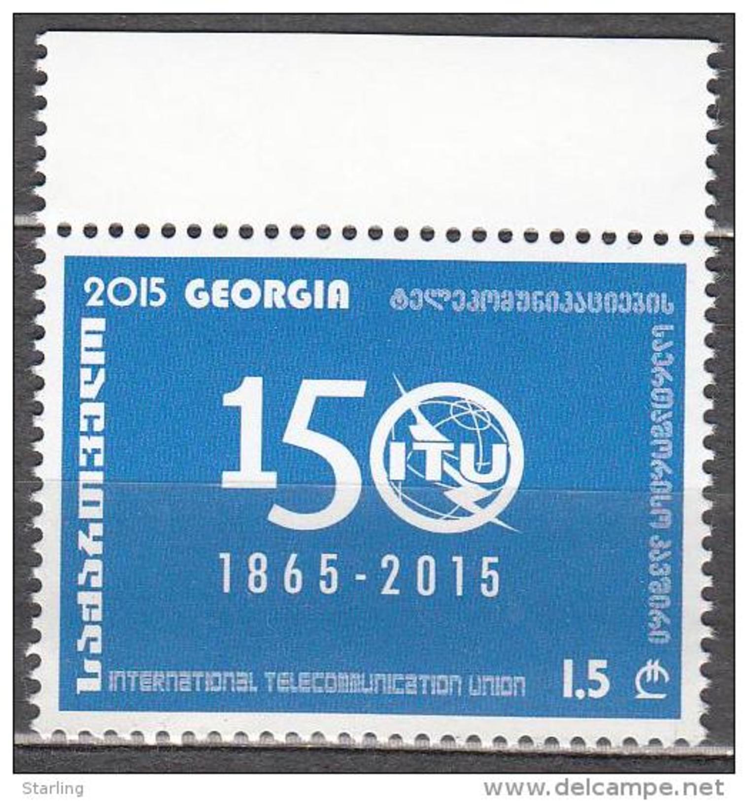 Georgia 2015 Mi# 673 ITU Telecommunication * * - Géorgie