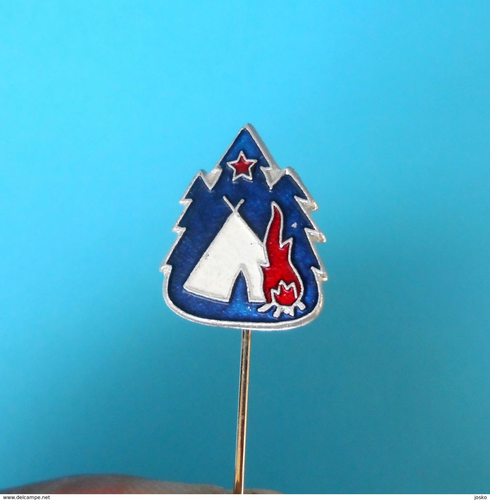 SLOVENIA Ex YUGOSLAVIA SCOUTS UNION - Vintage Pin Badge * Boy Scout Scouting Scoutisme Pfadfinder Scoutismo - Associations