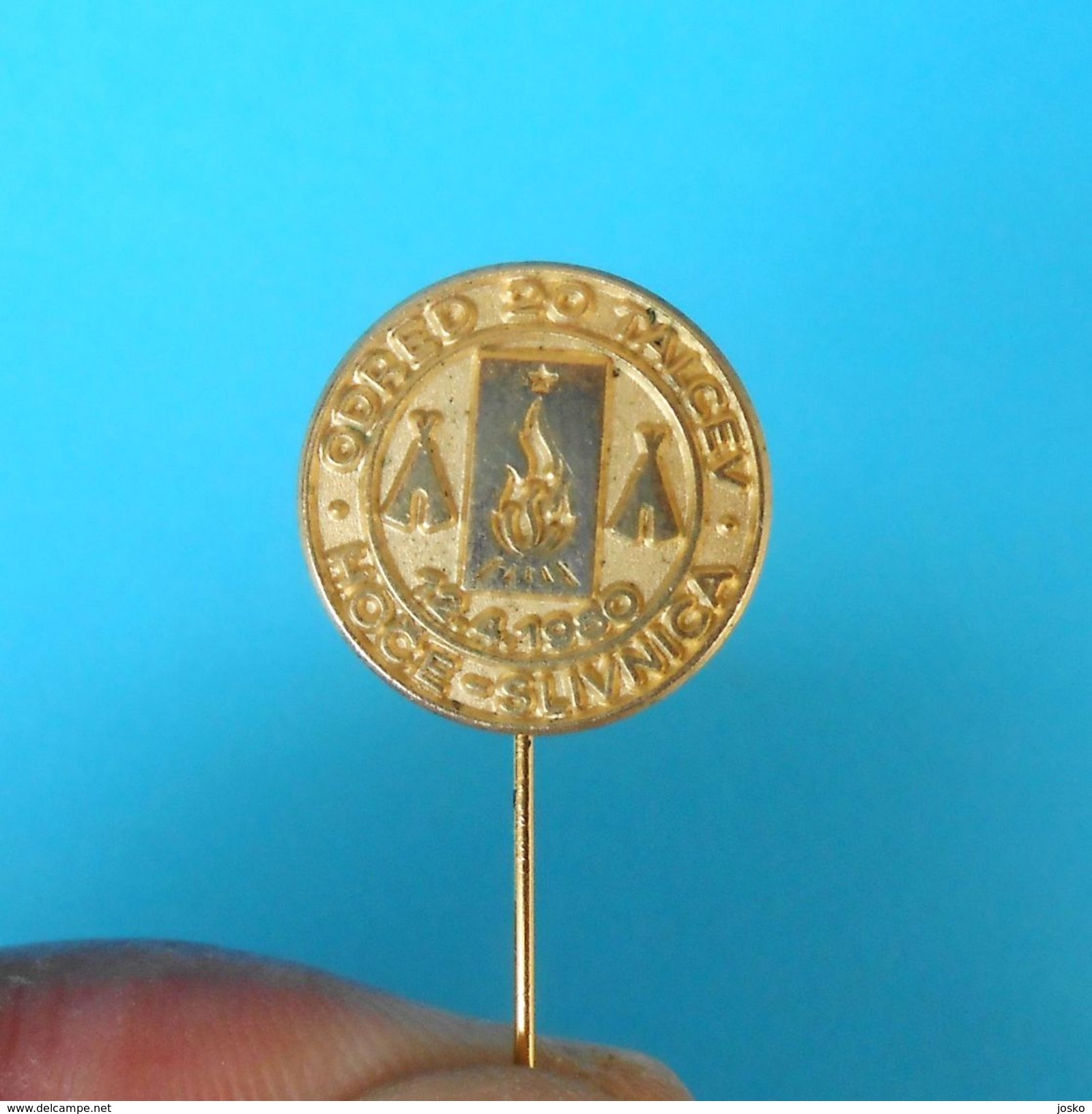 BOY SCOUTS HOCE-SLIVNICA - Slovenia Old Pin Badge Scout Scouting Scoutisme Escrutinio Pfadfinder Scoutismo Anstecknadel - Other & Unclassified