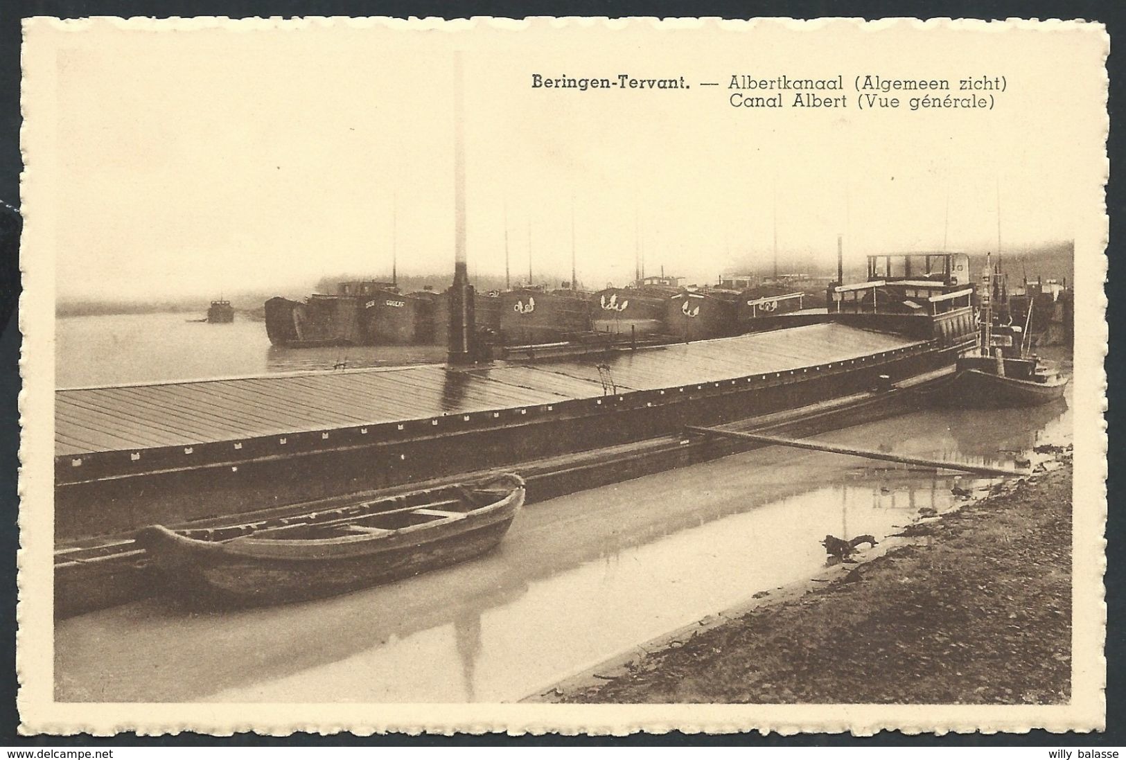 CPA   BEERINGEN  Albertkanal (algemeen Zicht) - Canal Albert (vue Générale) - Beringen