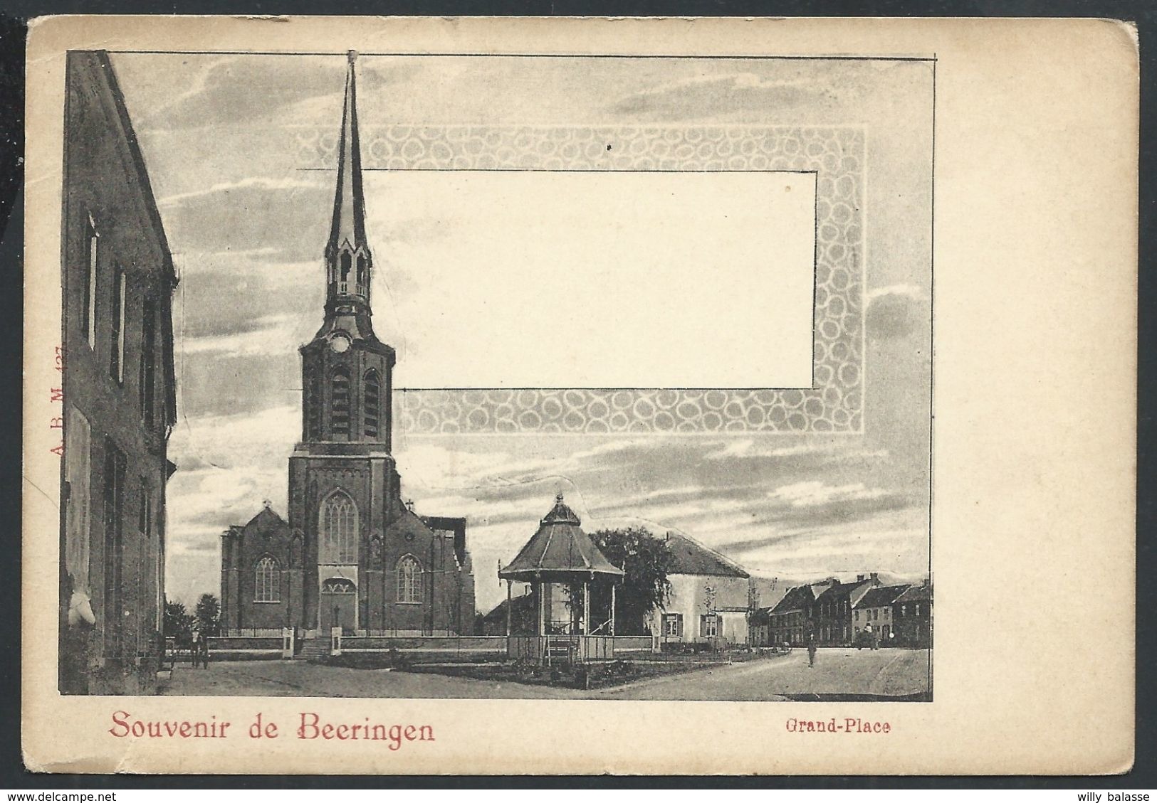 CPA   BEERINGEN  Souvenir De Beeringen Grand'place (petite Déchirure) - Beringen