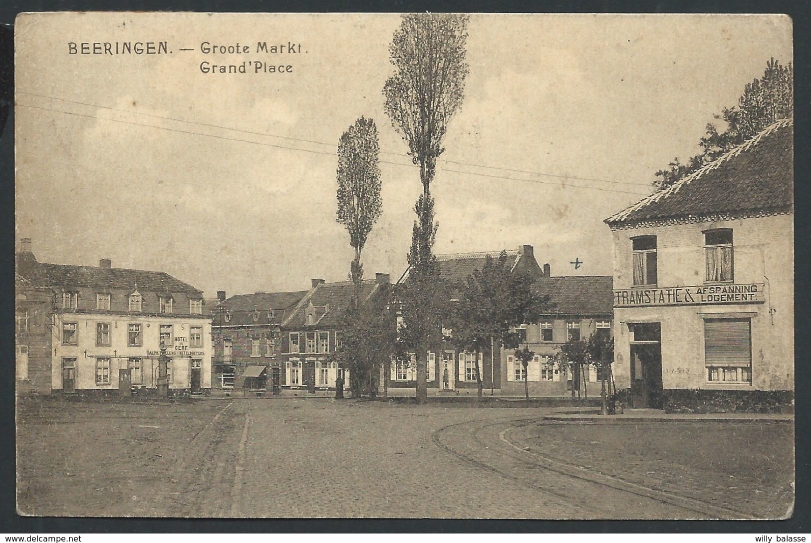 CPA   BEERINGEN  Groote Markt Grand'place - Beringen