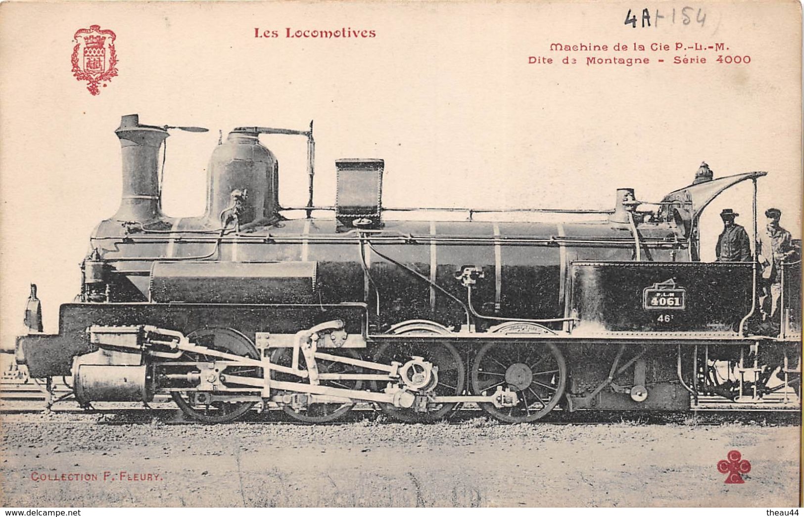 ¤¤  -  Locomotives De La Compagnie P.L.M. Dite De Montagne - Série 4000  -  Train , Chemin De Fer - Cheminots   -  ¤¤ - Materiale