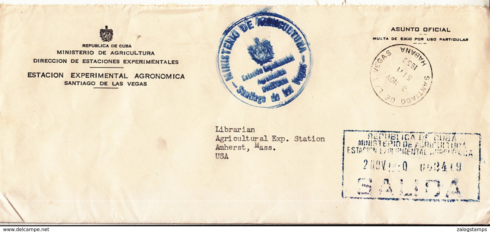 Angola Official Airmail Cover,     (X-618) - Angola