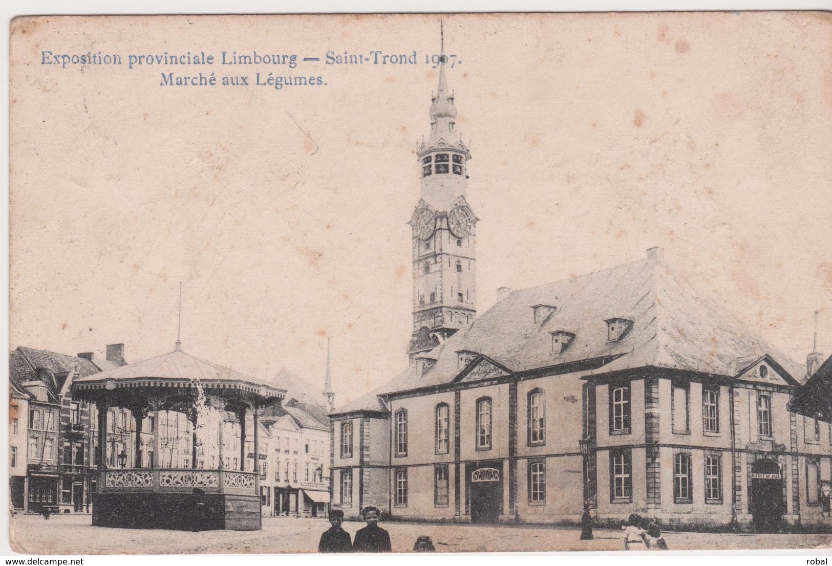 Sint Truiden. 1907. Marché Aux Légumes. - Sint-Truiden